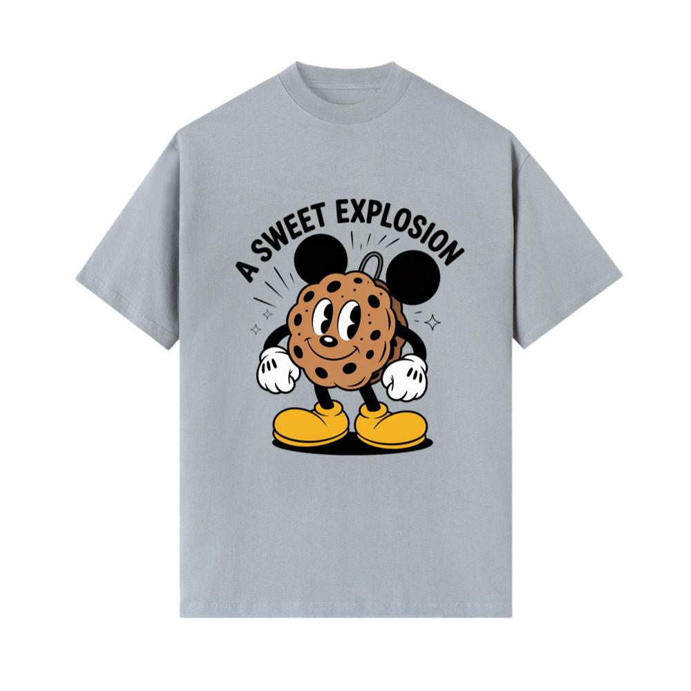 A Sweet Explosion Cookie Cartoon Vintage Style T Shirt