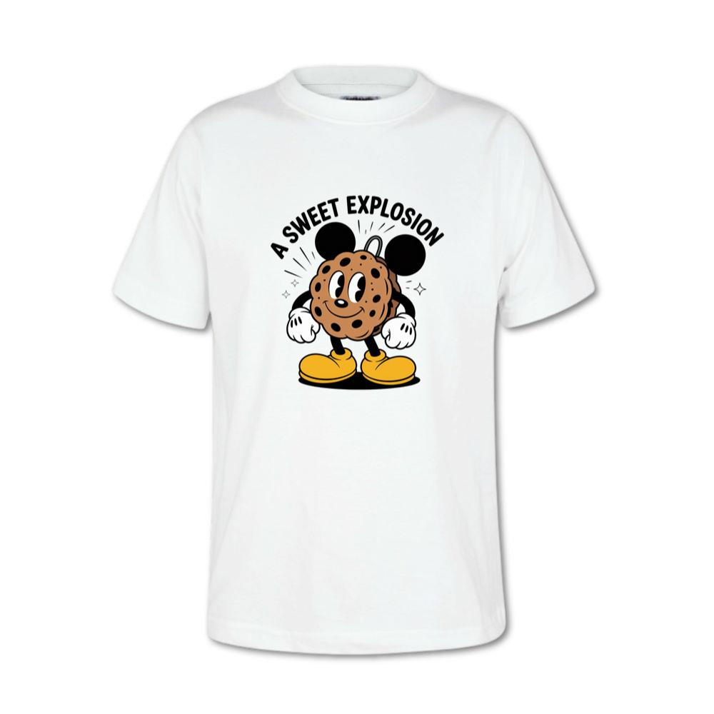 A Sweet Explosion Cookie Cartoon Vintage Style T-Shirt