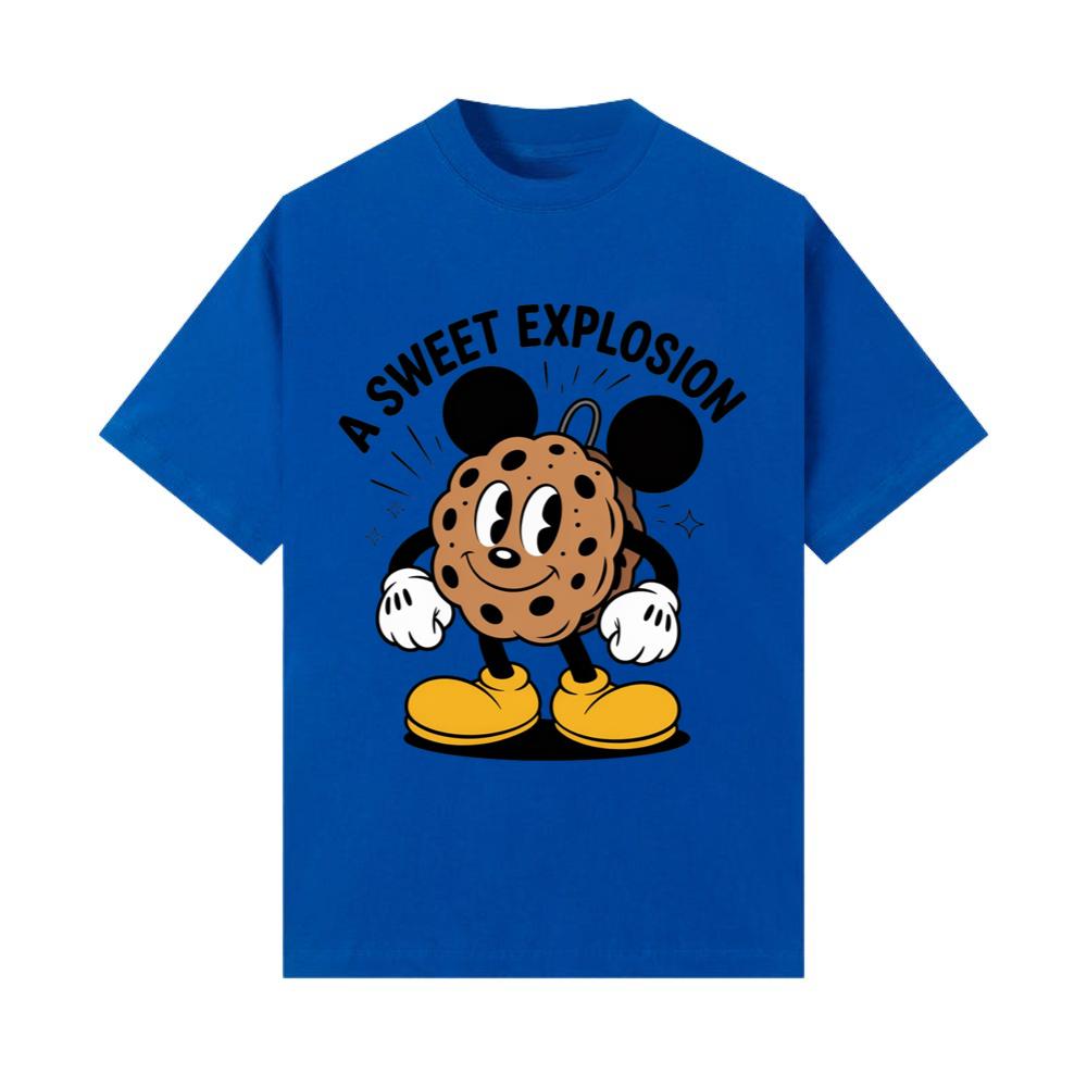 A Sweet Explosion Cookie Cartoon Vintage Style T-Shirt