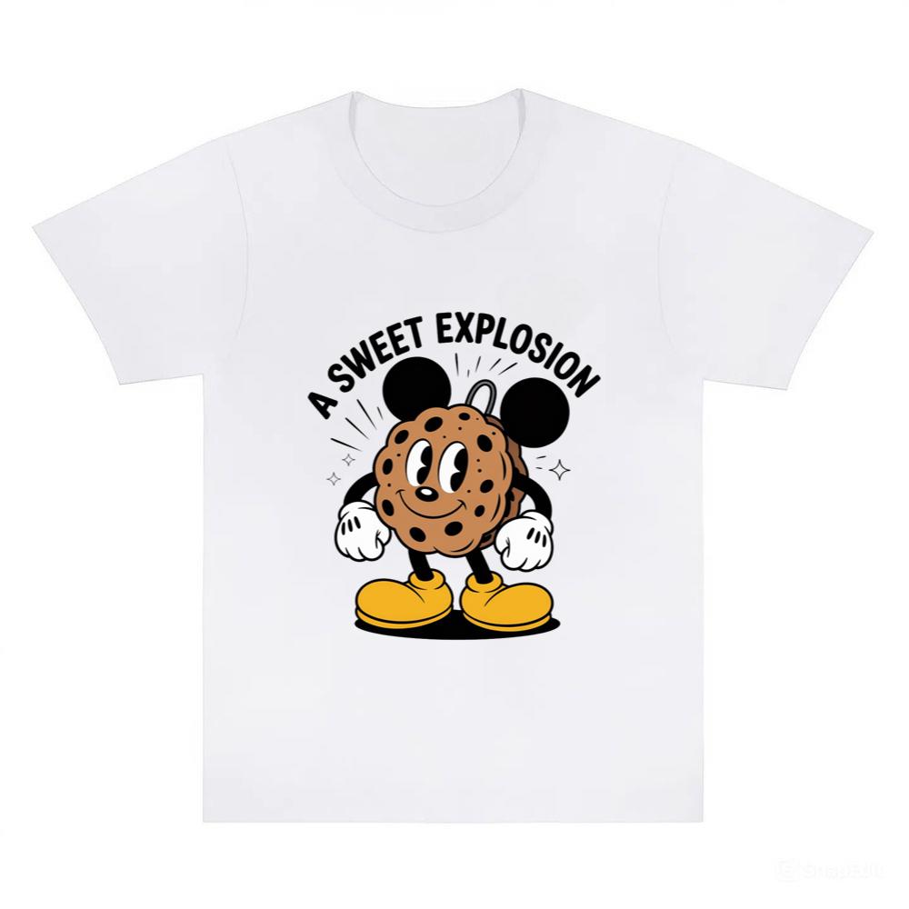 A Sweet Explosion Cookie Cartoon Vintage Style T-Shirts
