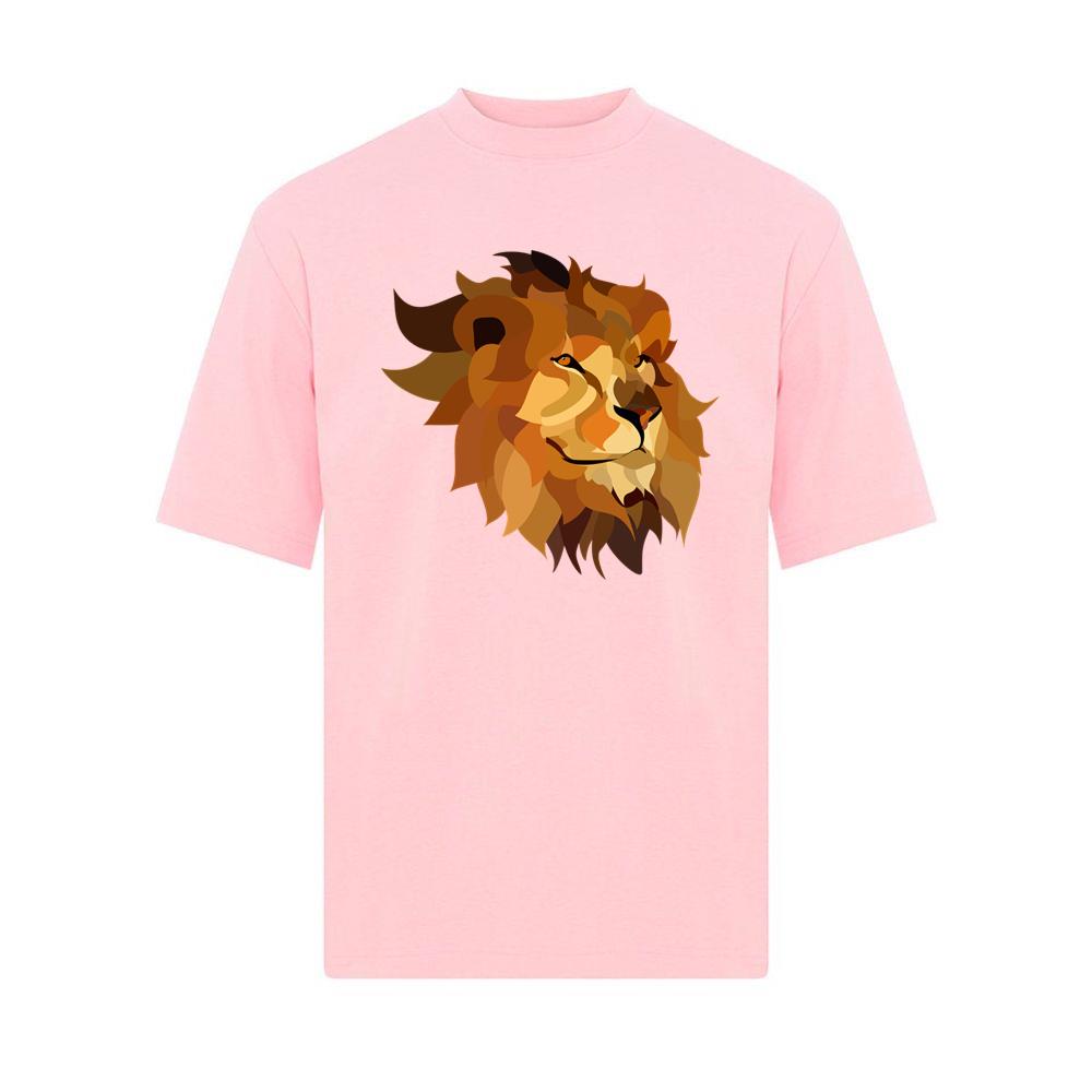 Abstract Artistic Lion Face T-Shirts