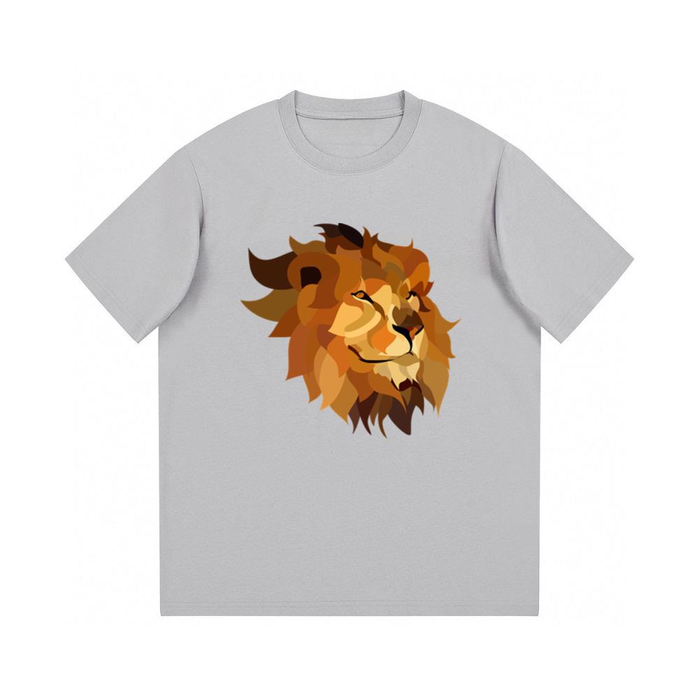 Abstract Artistic Lion Face TShirts Teeclips
