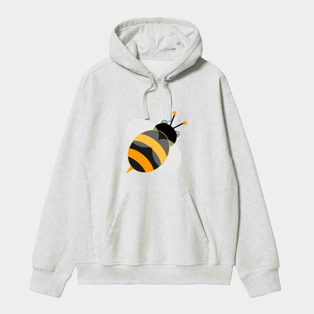 Abstract Bee With Star Eyes Hoodie