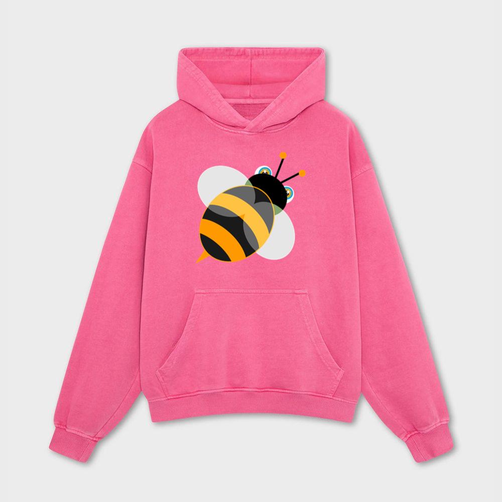 Abstract Bee With Star Eyes Hoodies