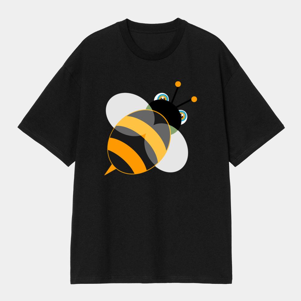 Abstract Bee With Star Eyes T-Shirts