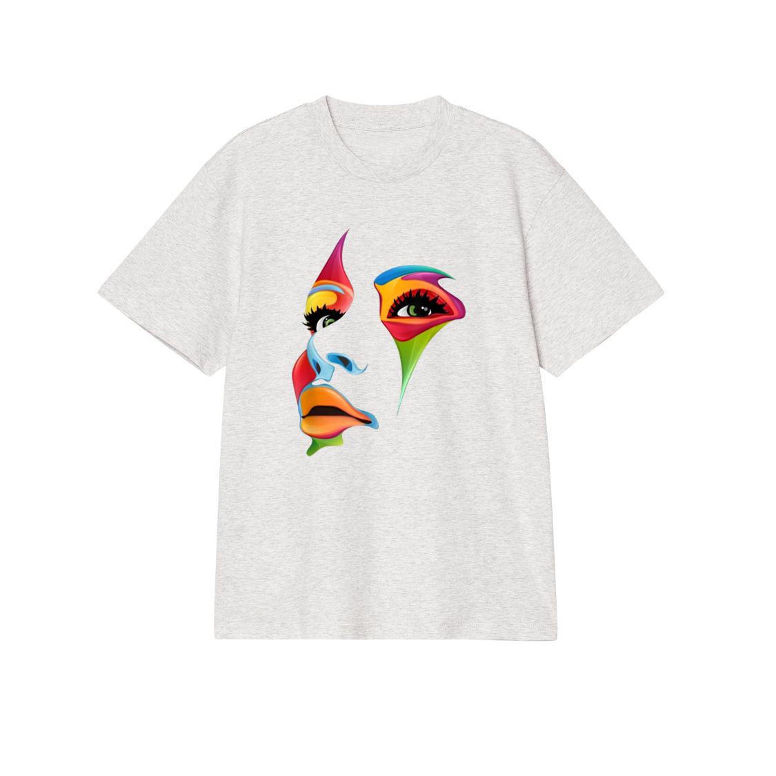 Abstract Colorful Woman Art Face T-Shirt
