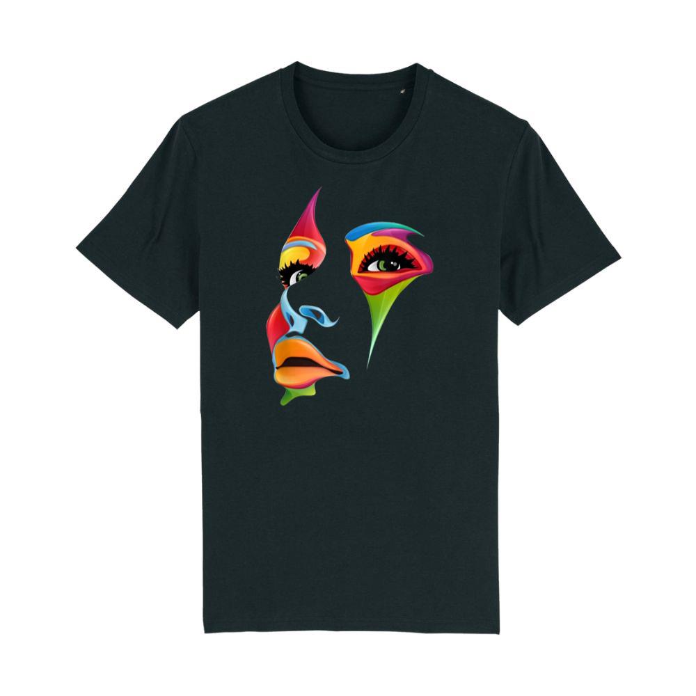 Abstract Colorful Woman Art Face T-Shirt