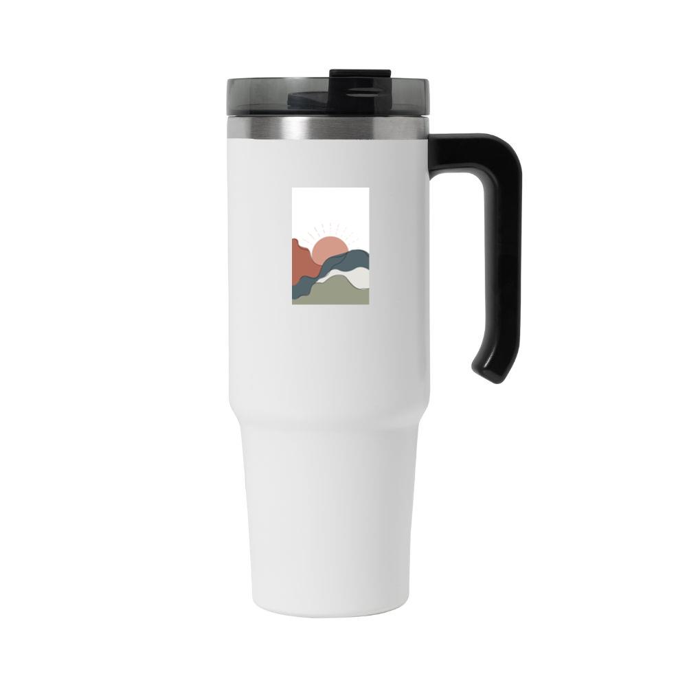 Abstract Hills in a Warm and Minimalist Design Tumbler