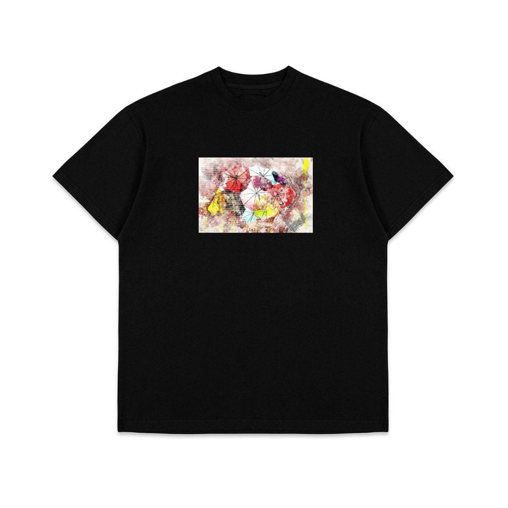 Abstract Painting of Umbrellas T-Shirts