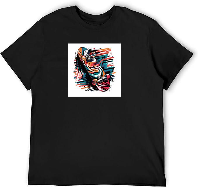 Abstract Skateboard Design T-Shirts