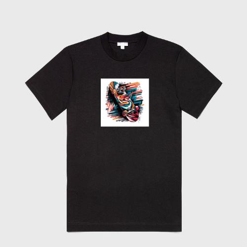 Abstract Skateboard Design T-Shirts