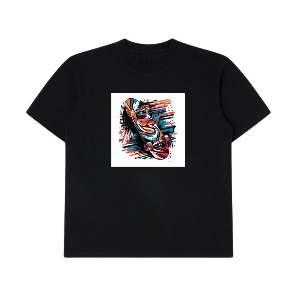 Abstract Skateboard Design T-Shirts