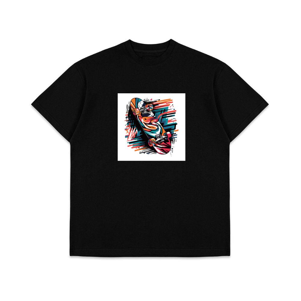 Abstract Skateboard Design T-Shirts
