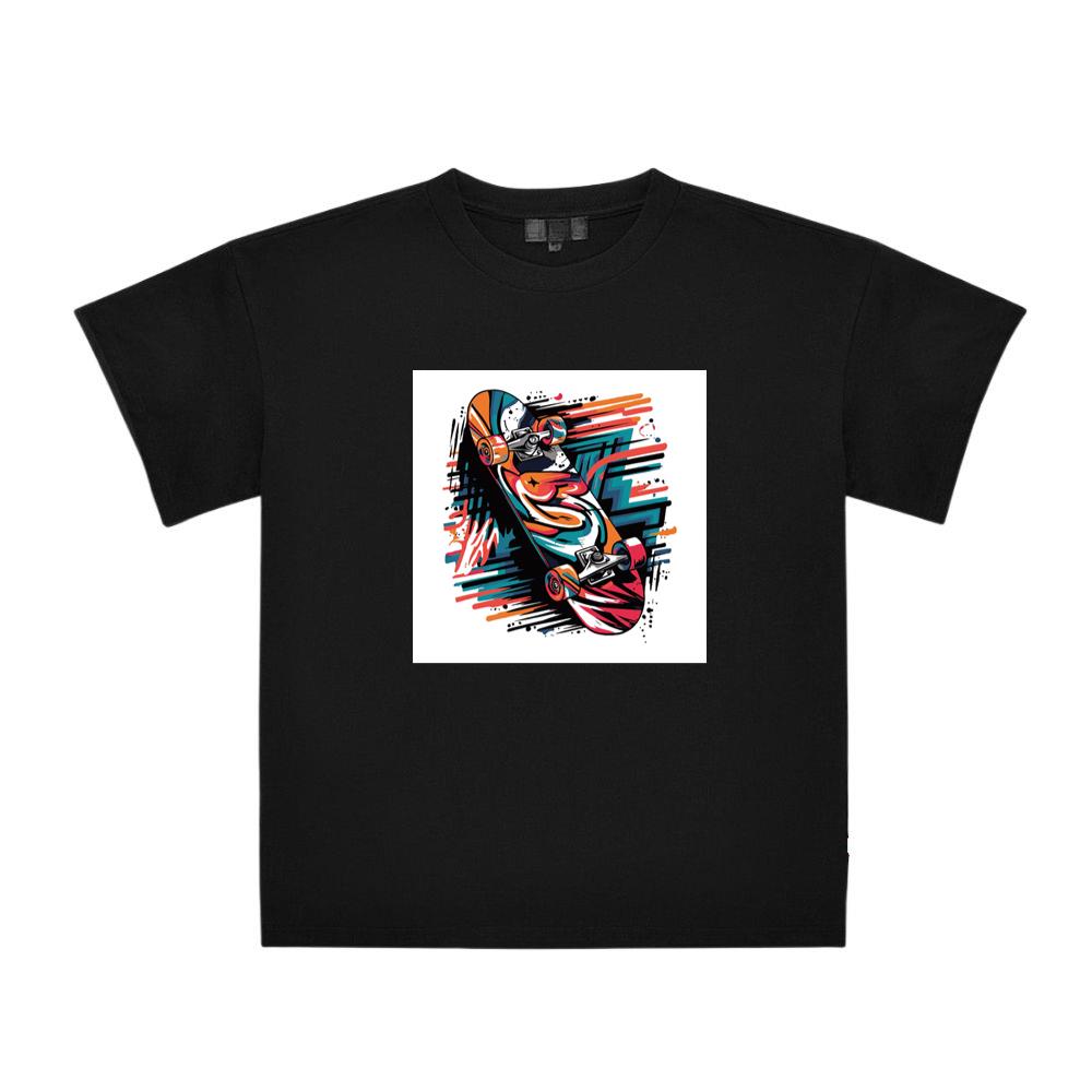 Abstract Skateboard Design T-Shirts