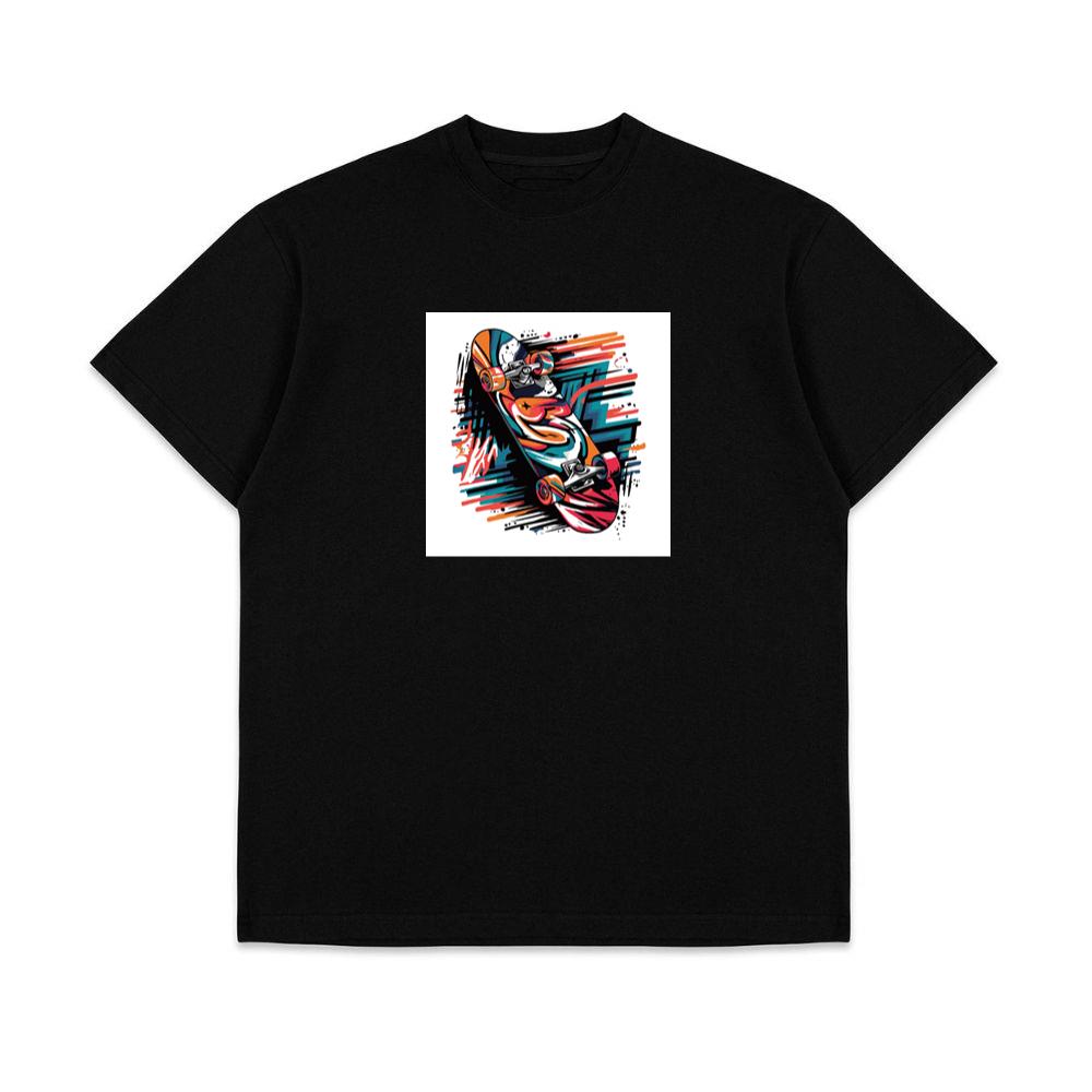 Abstract Skateboard Design T-Shirts