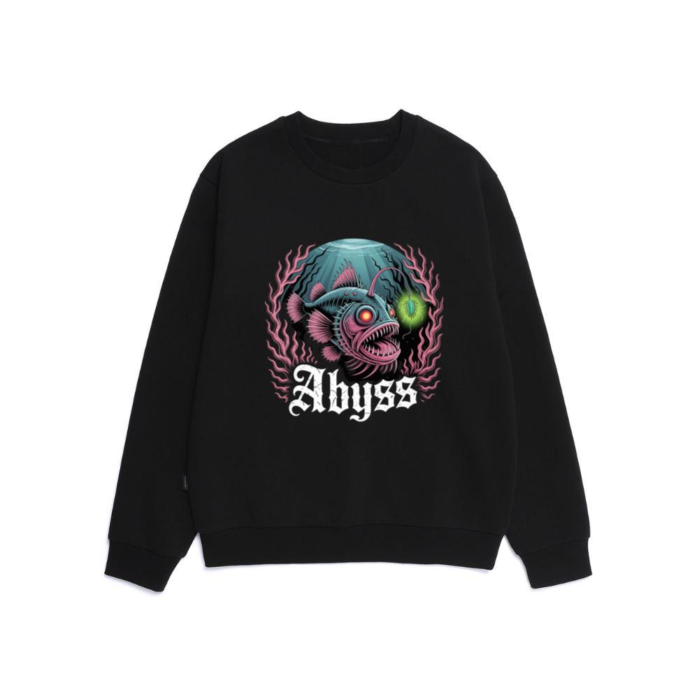 Abyss Deep Sea Fish Creepy Graphic Sweatshirt