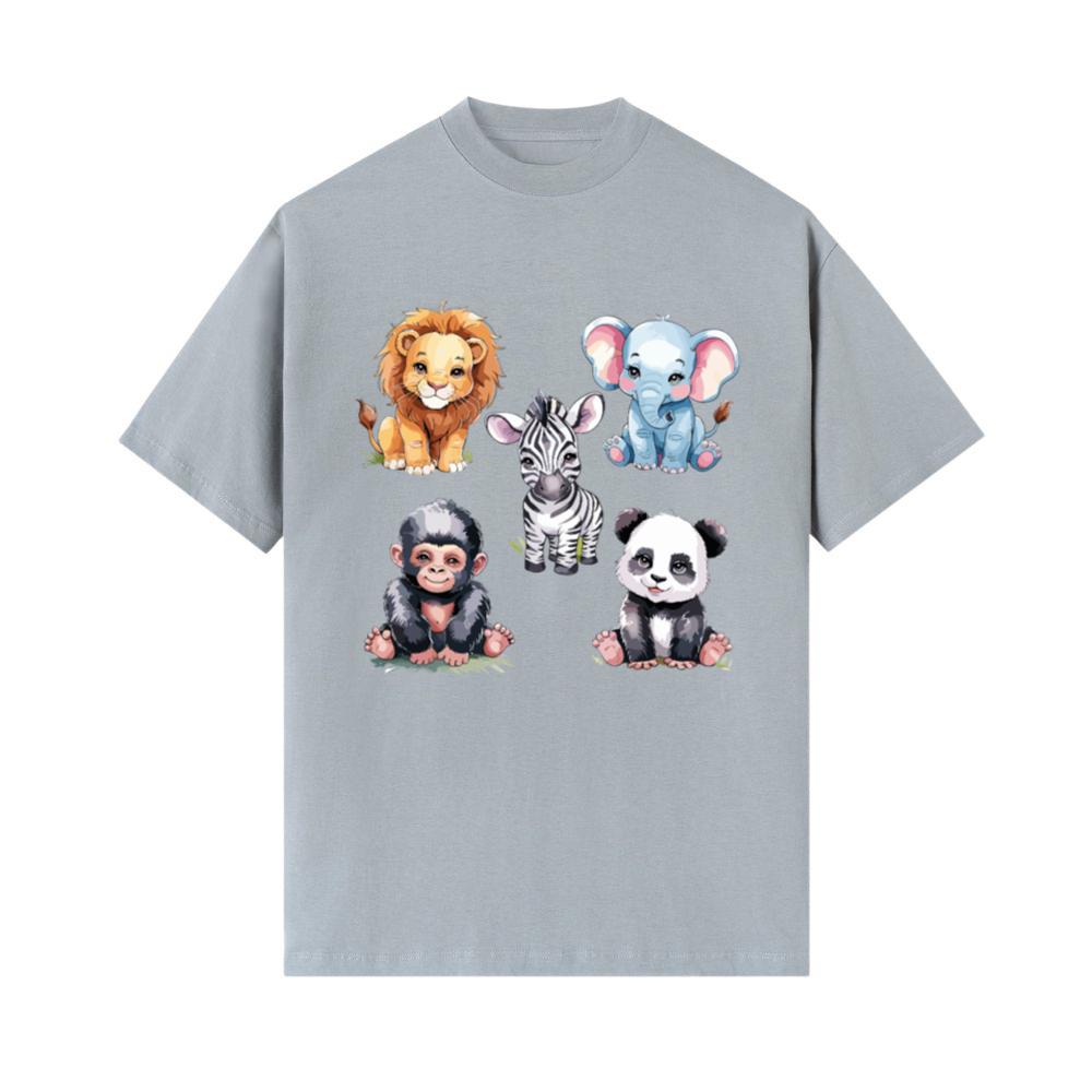 Adorable Baby Safari Animals Illustration for TShirt Koynze