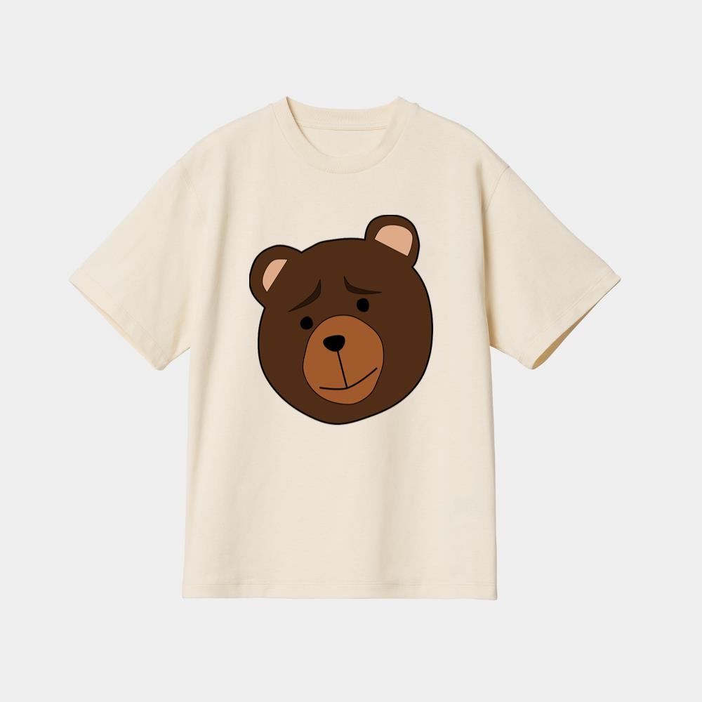 Adorable Brown Bear T-Shirt - Image 4