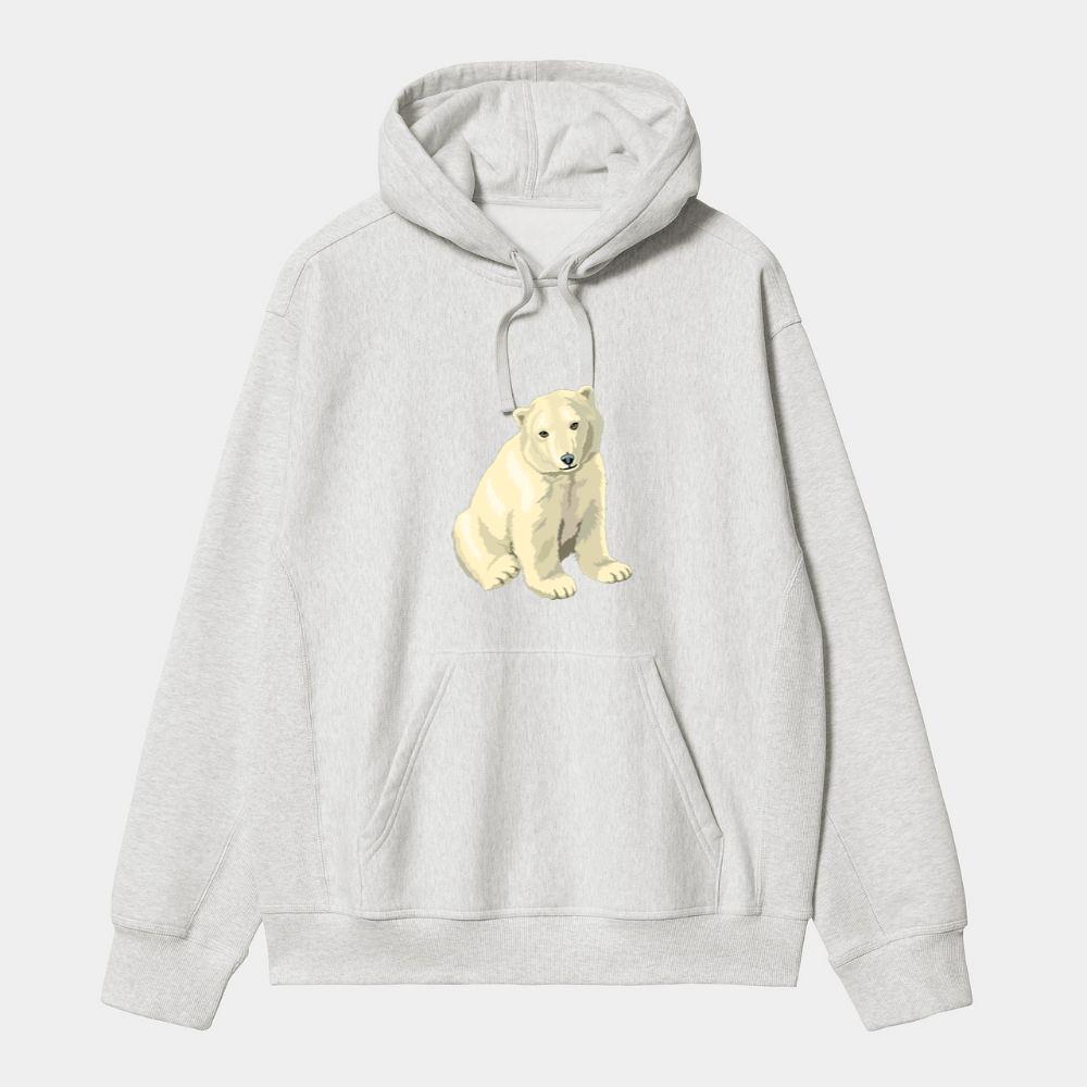 Adorable Sitting Polar Bear Hoodie