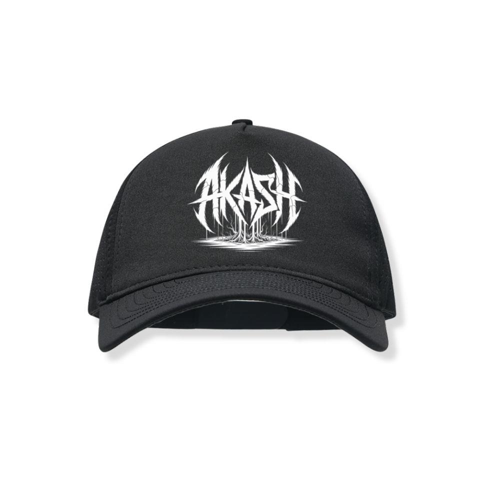 Akash Retro Typography Graphic Style Black Hat