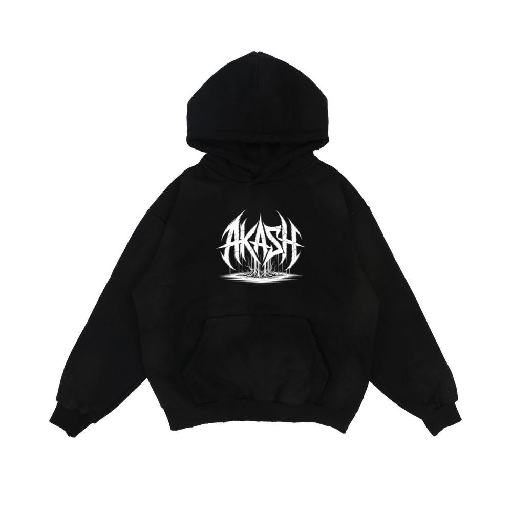 Akash Retro Typography Graphic Style Hoodie