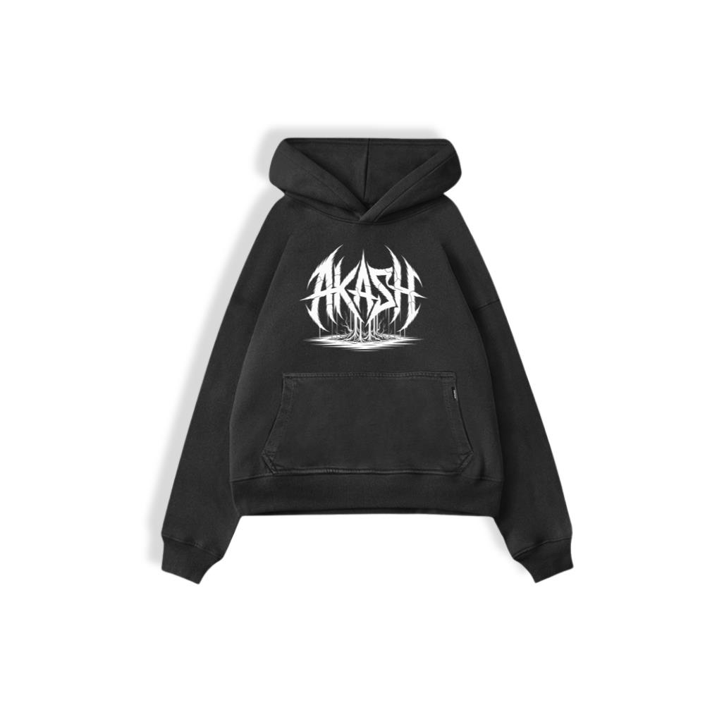 Akash Retro Typography Graphic Style Hoodie