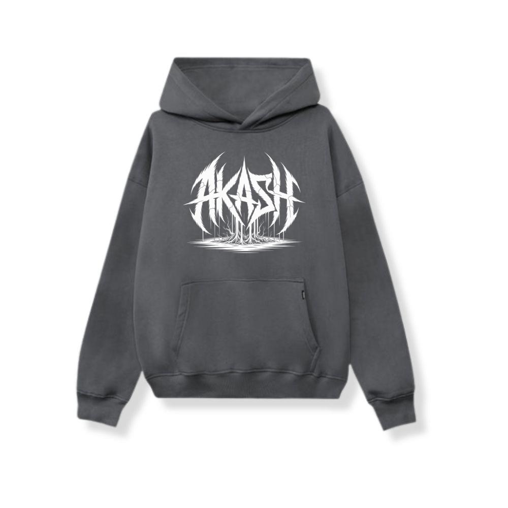 Akash Retro Typography Graphic Style Hoodie Somoslasia
