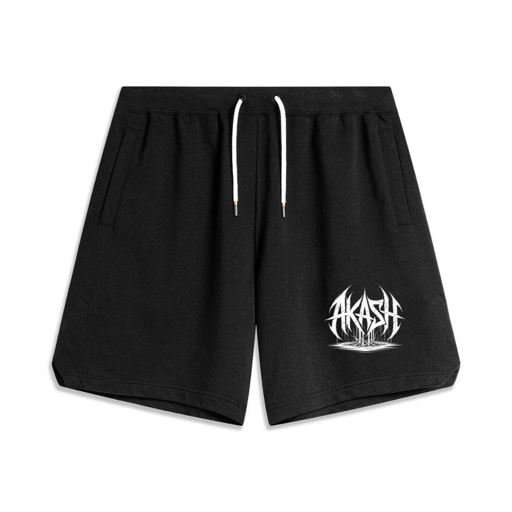 Akash Retro Typography Graphic Style Men's Basketball Shorts