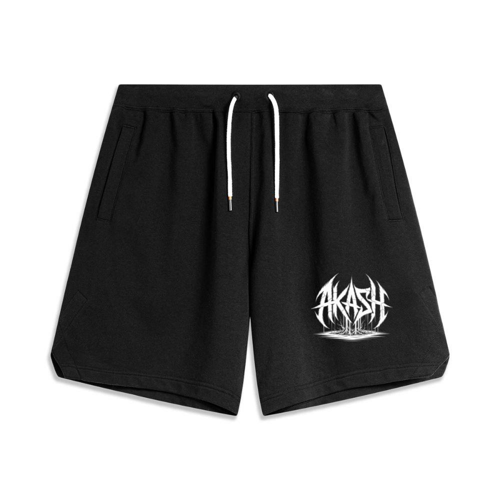 Akash Retro Typography Graphic Style Men's Basketball Shorts