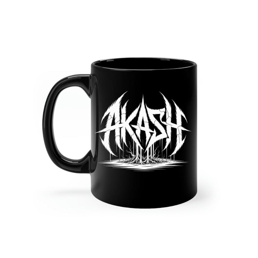 Akash Retro Typography Graphic Style Mug