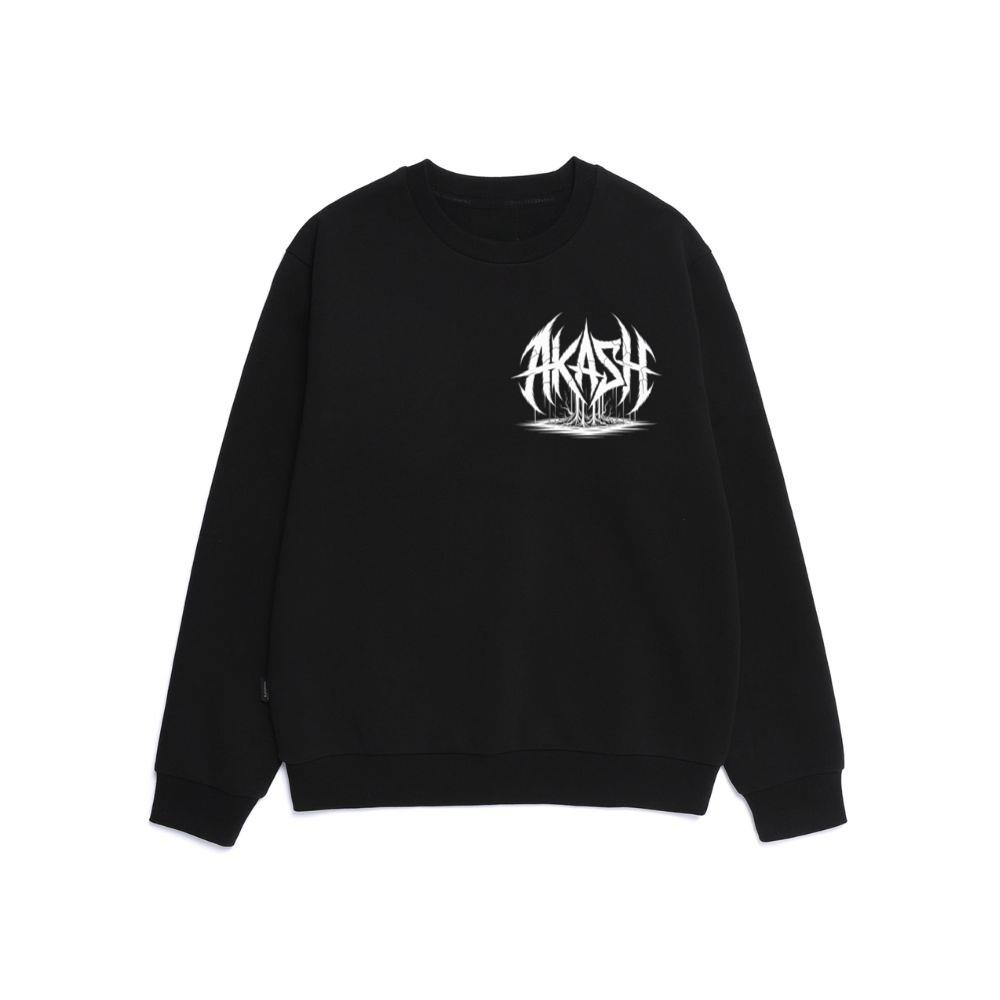 Akash Retro Typography Graphic Style Sweatshirt
