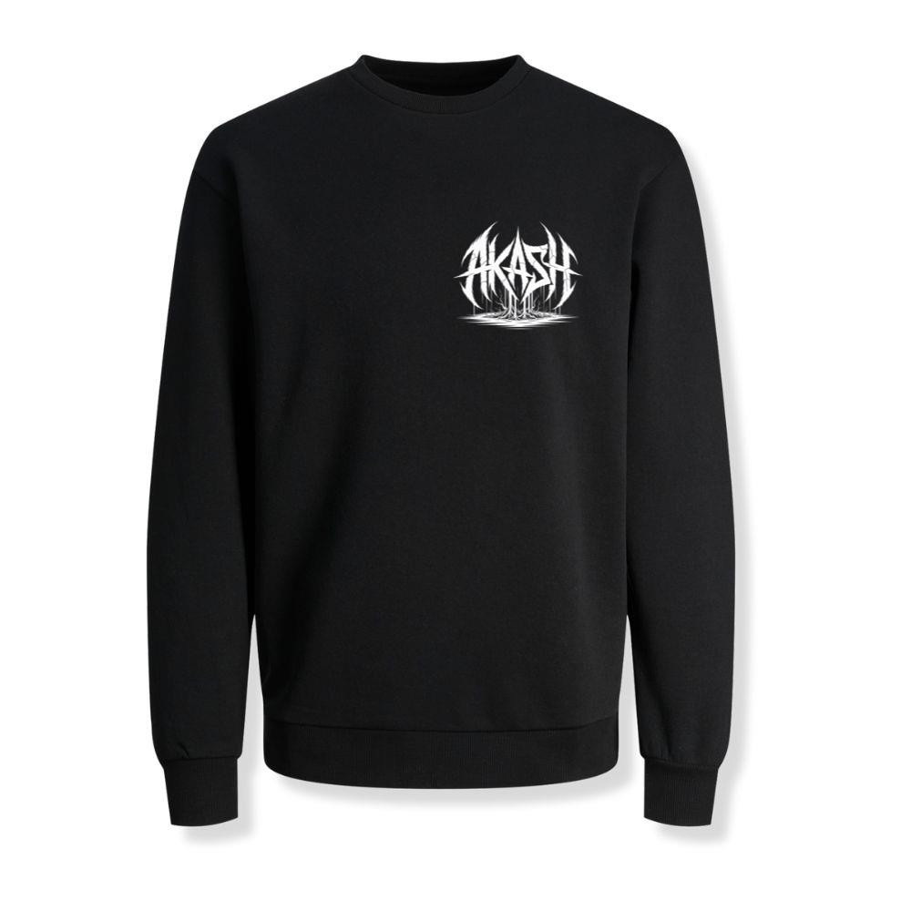 Akash Retro Typography Graphic Style Sweatshirt