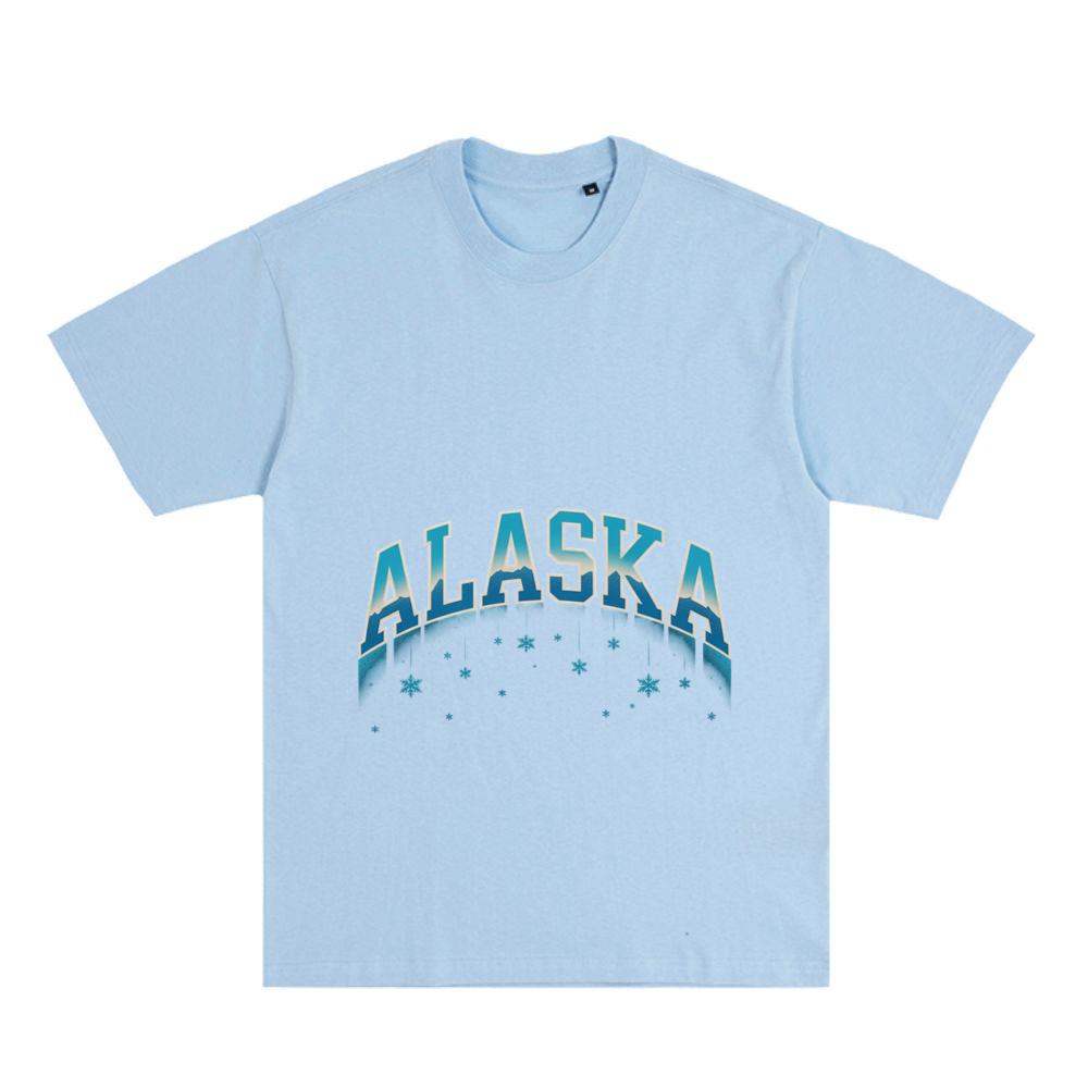 Alaska Retro Mountain Adventure Travel Graphic T-Shirt