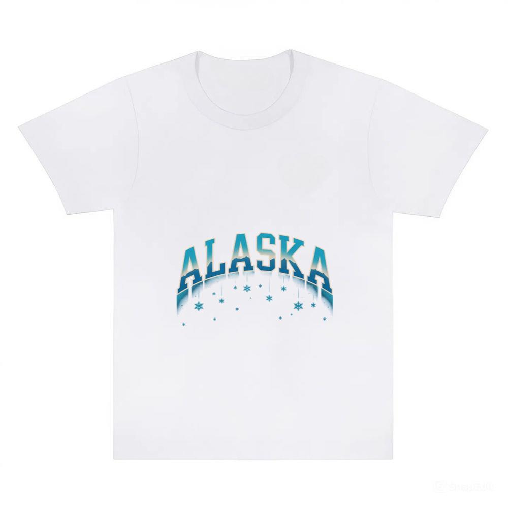 Alaska Retro Mountain Adventure Travel Graphic T-Shirts