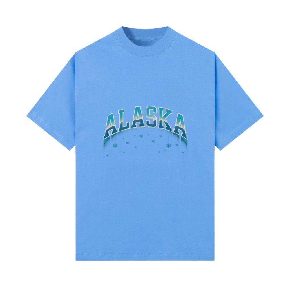 Alaska Retro Mountain Adventure Travel Graphic T-Shirts