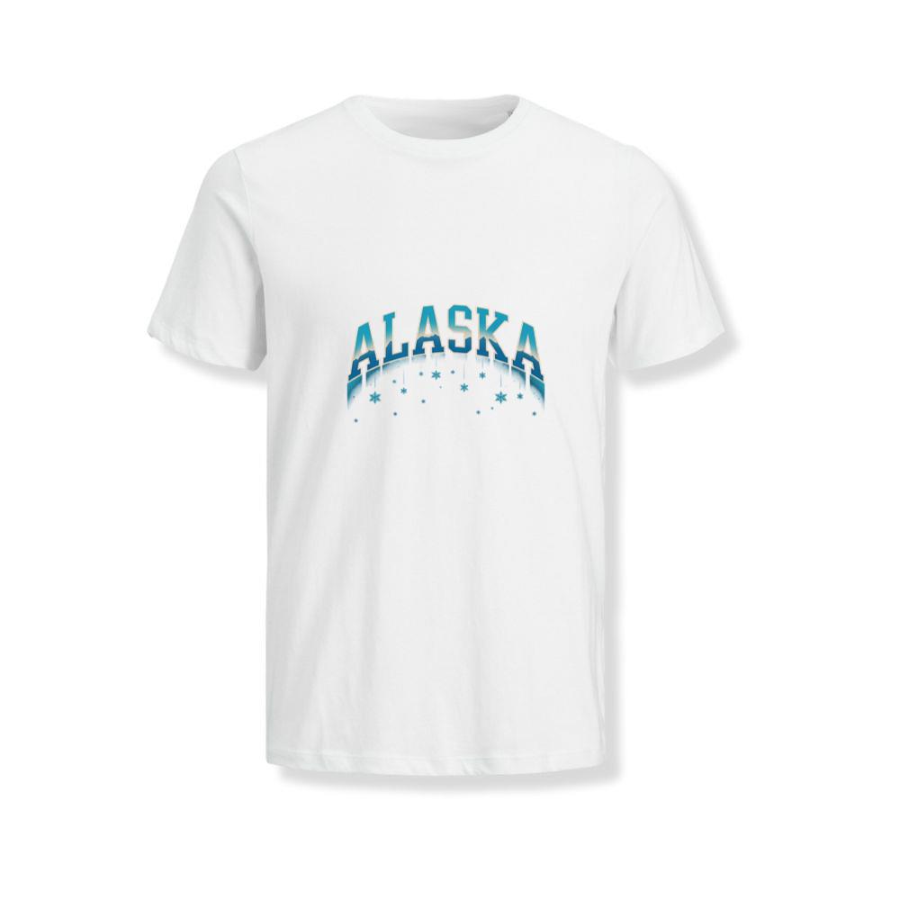Alaska Retro Mountain Adventure Travel Graphic T-Shirts
