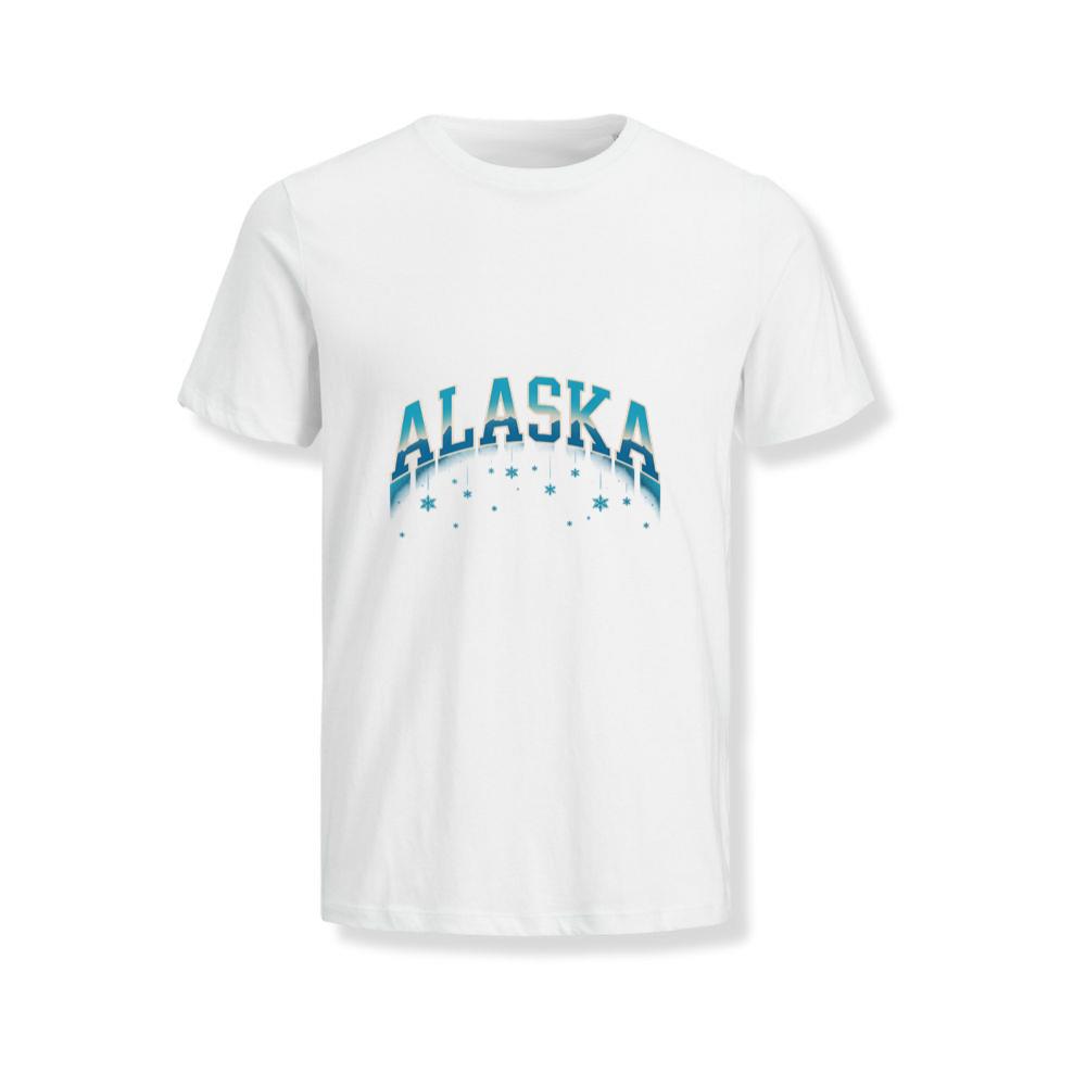 Alaska Retro Mountain Adventure Travel Graphic T-Shirts