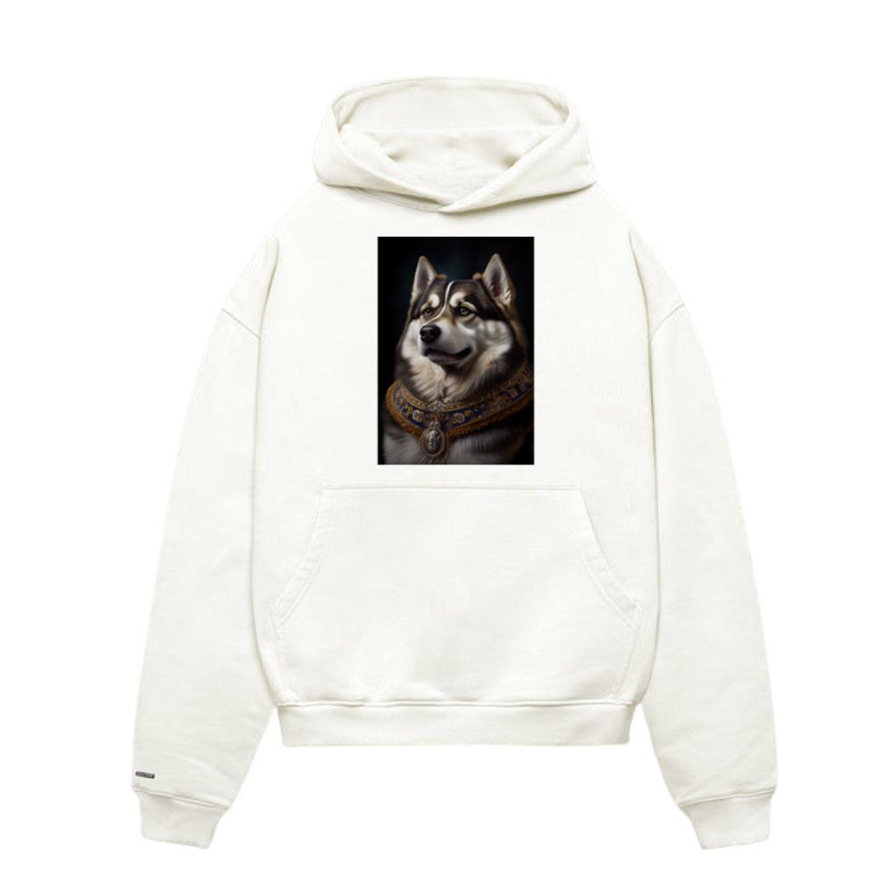 Alaskan Malamute Portrait Royal Renaissance Animal Hoodie
