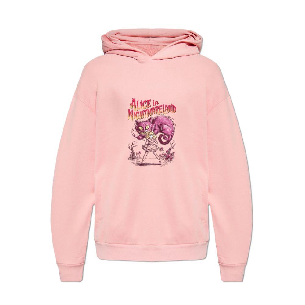 Alice in Nightmareland Creepy Cat Wonderland Style Hoodies