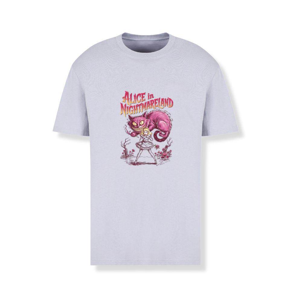 Alice in Nightmareland Creepy Cat Wonderland Style T-Shirts