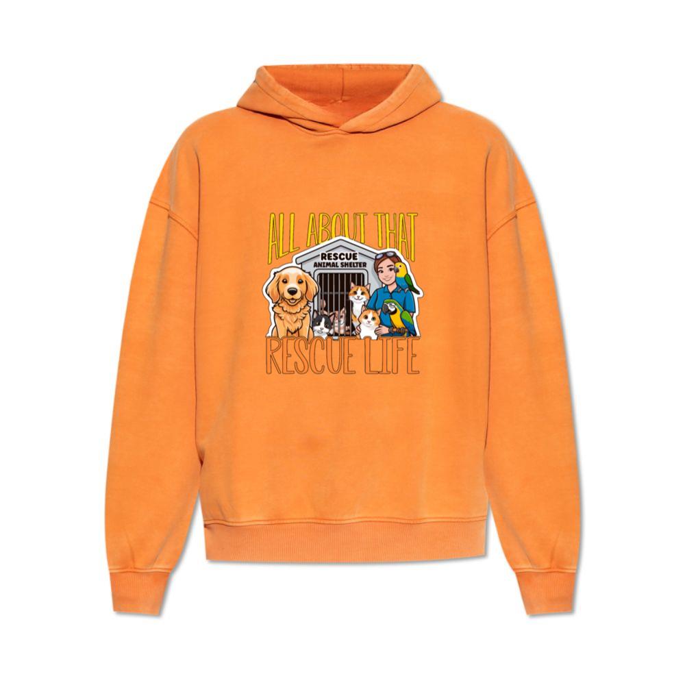 All About That Rescue Life Animal Shelter Pet Adoption Gift Hoodie