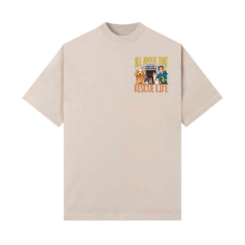 All About That Rescue Life Animal Shelter Pet Adoption Gift T-Shirt