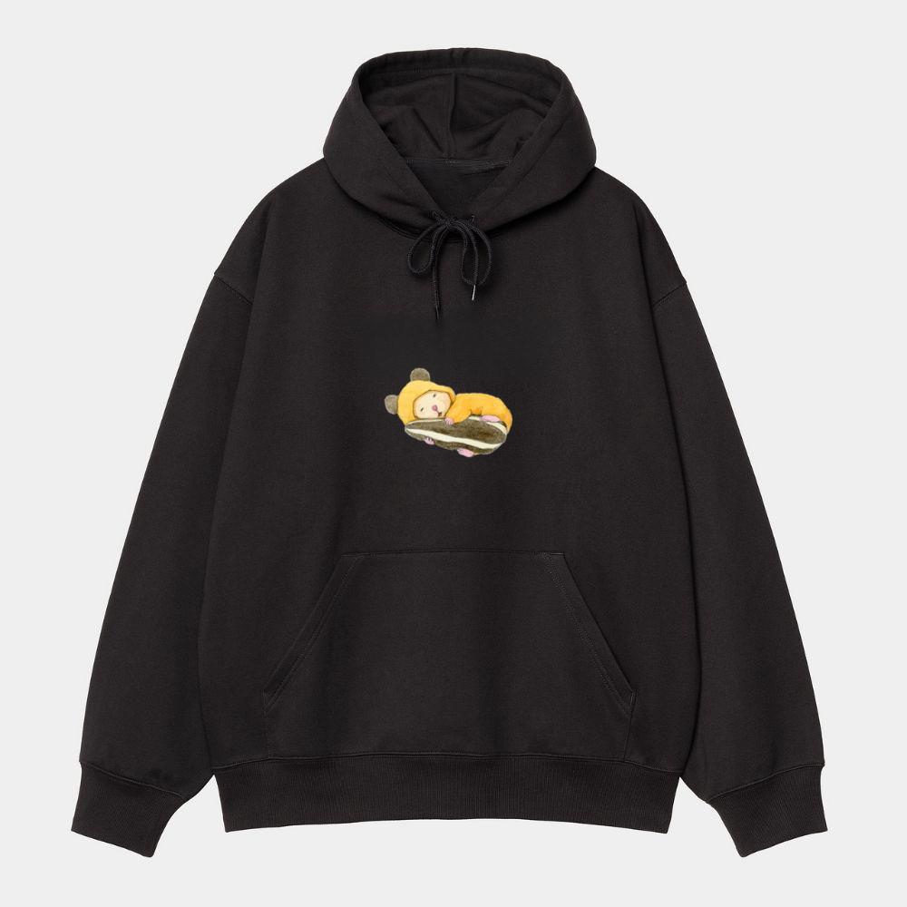 Alleyway Serenity with Felines Hoodie