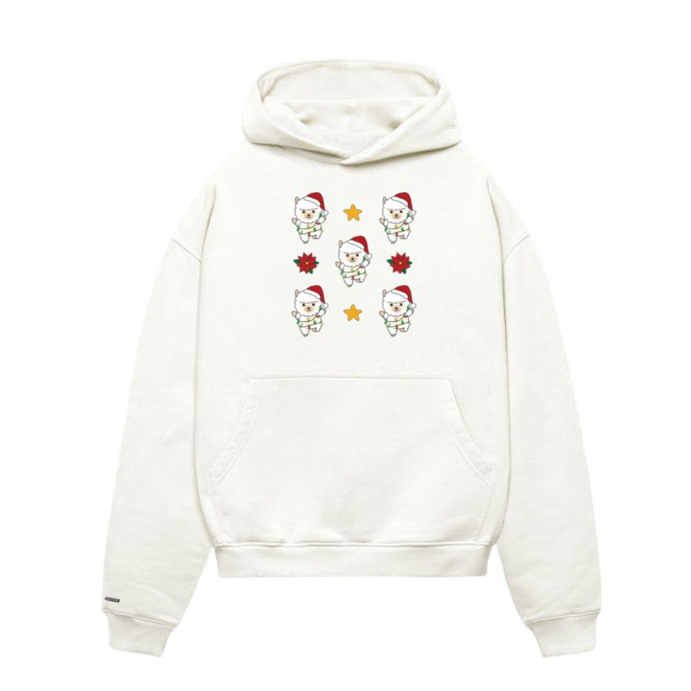 Alpaca Christmas Winter Animals Alpacas_1 Hoodie