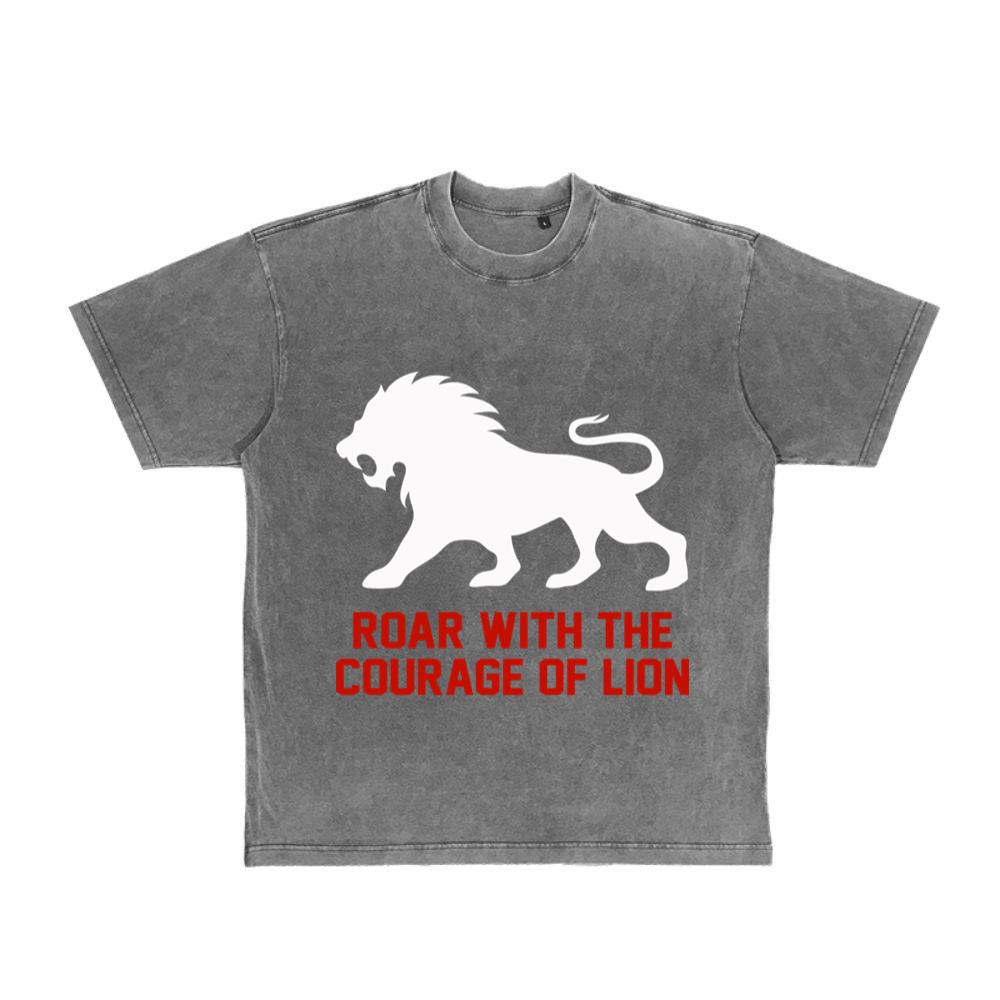 Alpha Roar Nature Lover Animal King Lion 8 T-Shirt