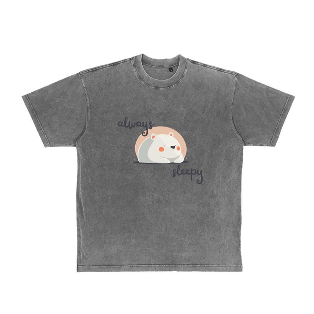 Always Sleepy Polar Bear - Adorable Cutesy Animal T-Shirt