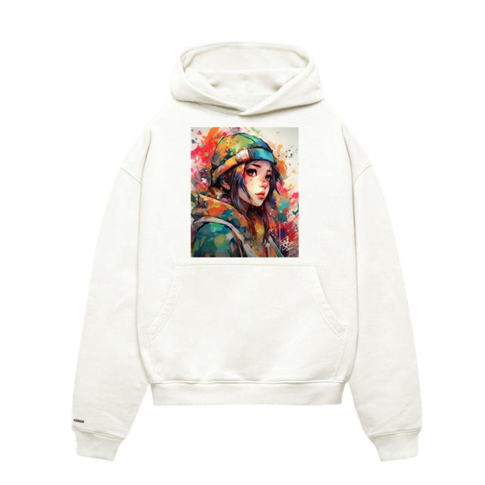 Amazing colorful anime girl Hoodie