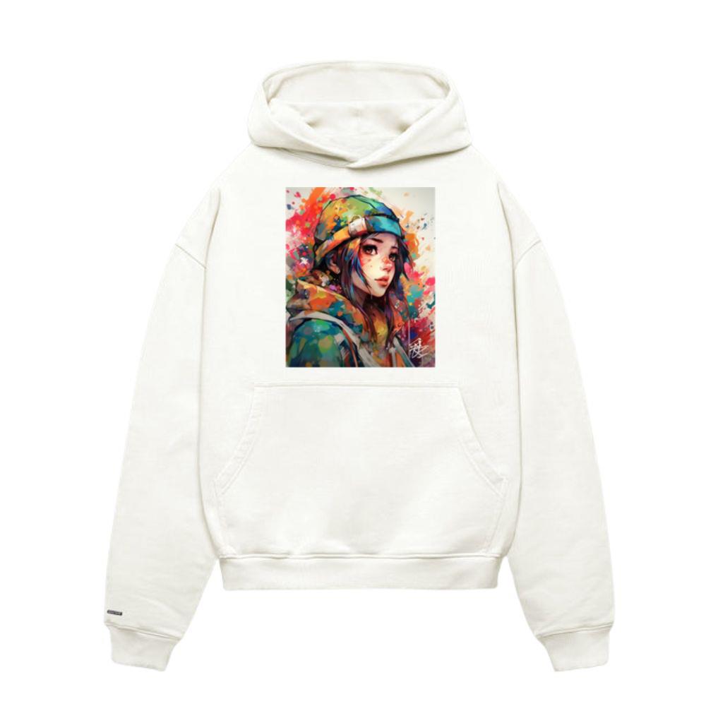 Amazing colorful anime girl Hoodie