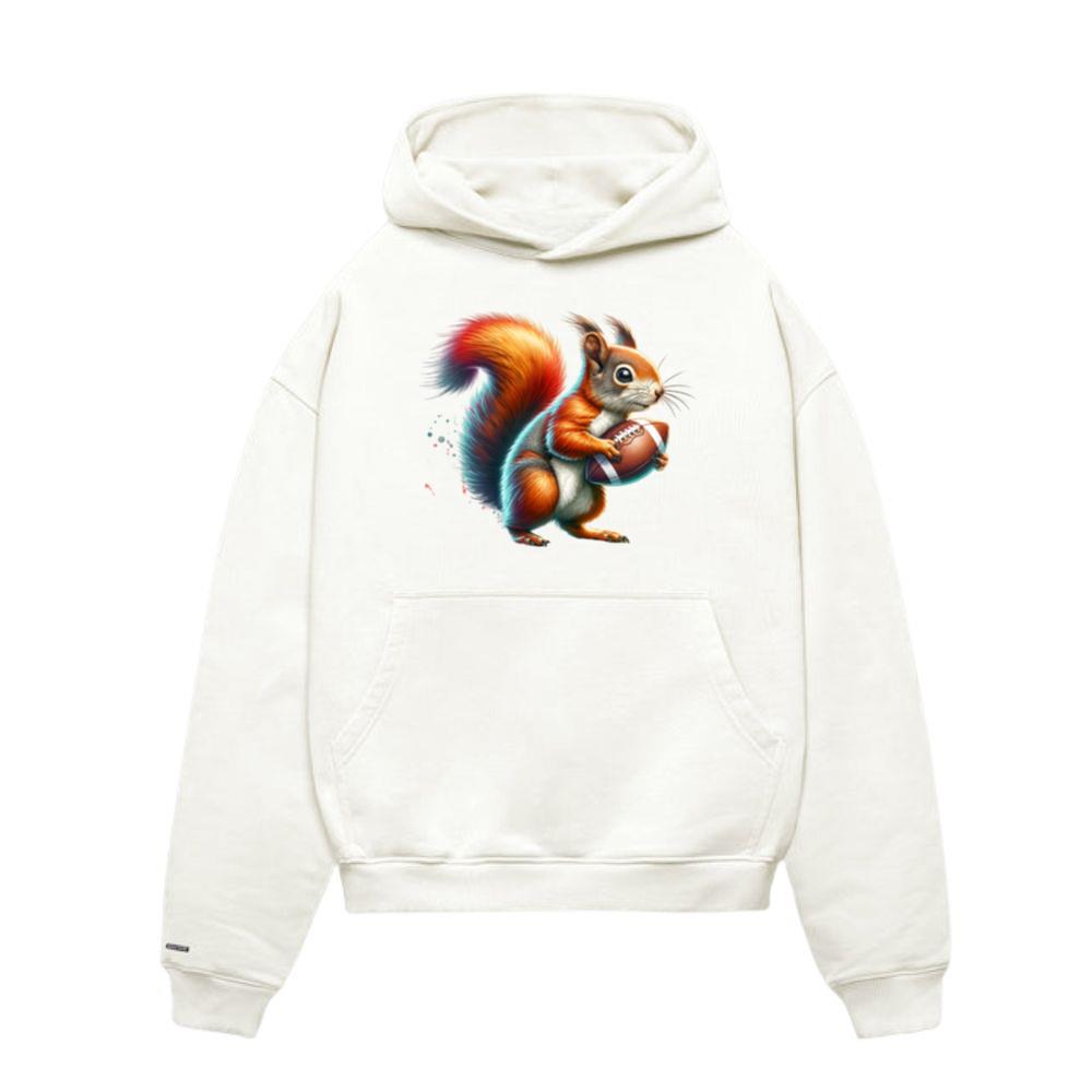 American Football Squirrel Animal Lover Hoodie