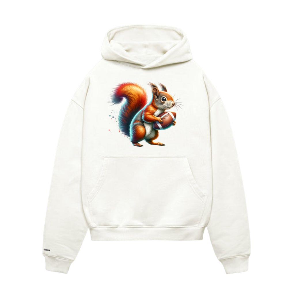 American Football Squirrel Animal Lover Hoodie